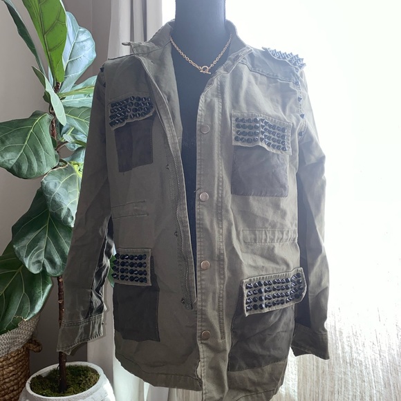 Studded Army Jacket - Picture 1 of 3